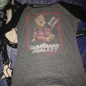Baby Groot Baseball Tee